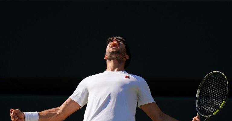 Carlos Alcaraz superó a Fritz y es finalista de Wimbledon