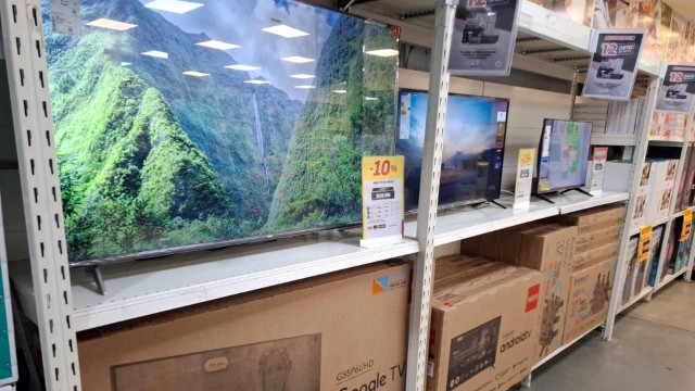 Supermercado en modo outlet: vende televisores baratos en 12 cuotas sin interés de $43.000