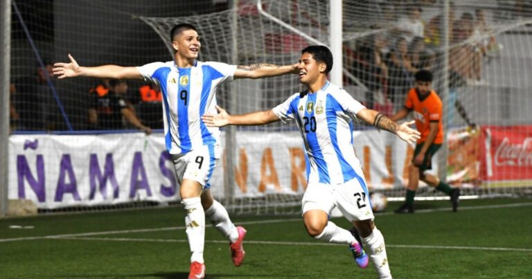 A puro golazo, la Selección Sub 20 remontó a Valencia y está en semifinales del torneo de L’Alcudia