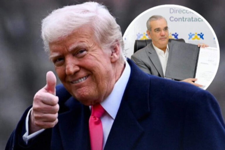 Donald Trump felicita al gobierno dominicano por nueva ley de contrataciones Públicas