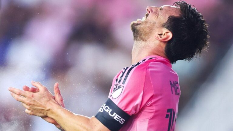 Alarma en Inter Miami: Lionel Messi se lesionó y debió ser reemplazado en la Leagues Cup