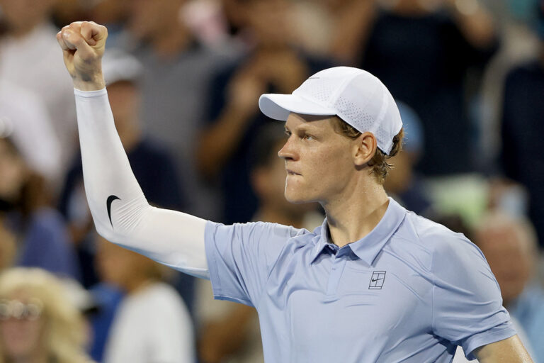 Masters de Cincinnati:Sinner avanzó a semifinales