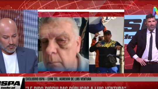 Exclusivo de ISPA: el agresor de Luis Ventura aseguró que está arrepentidísimo, podría haber pasado otra cosa y quiere pedirle disculp