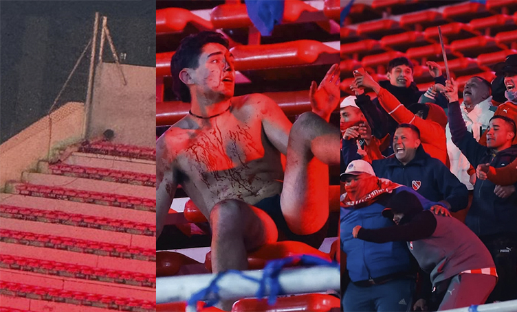 Horror en Independiente-Universidad de Chile: los peores videos de la masacre de Avellaneda