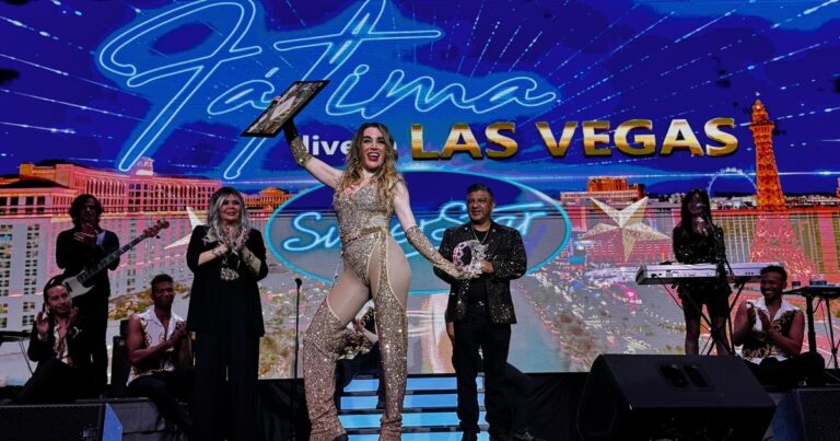 El show de Fátima Florez en Las Vegas: premios, sala llena y una silla que quedó vacía