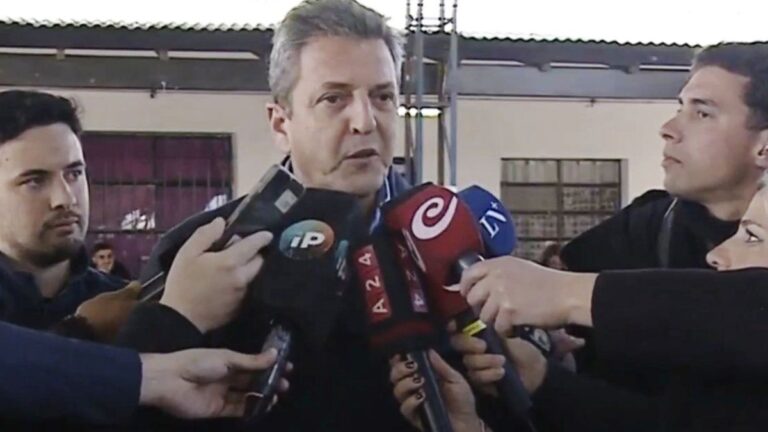 Sergio Massa: «Quiero pedirle a la gente que vaya a votar»