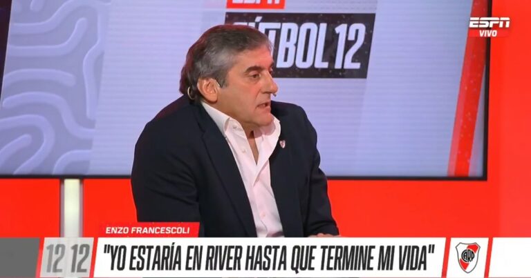Enzo Francescoli analizó el presente de River: la actualidad del plantel, cómo lo ve a Gallardo y la serie que se viene ante Palmeiras