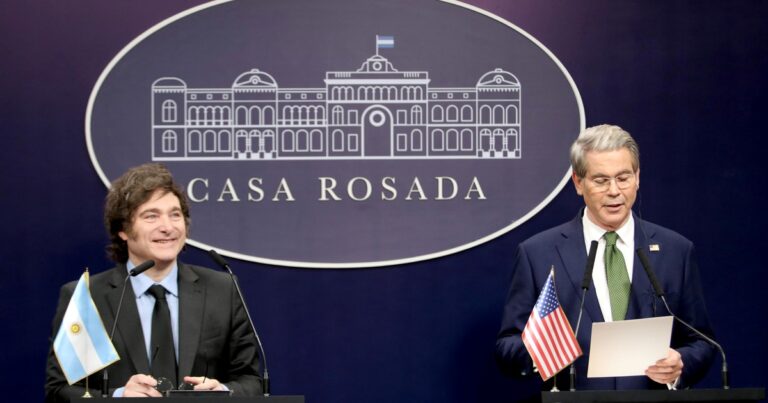 En su visita a Nueva York para la Asamblea de la ONU, Milei cenará en una gala con el secretario del Tesoro de Trump y con Georgieva