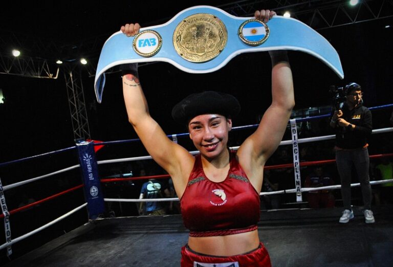 Brisa «La China» Alfonzo logró la corona argentina de boxeo: una promesa que ya empieza a escribir su legado