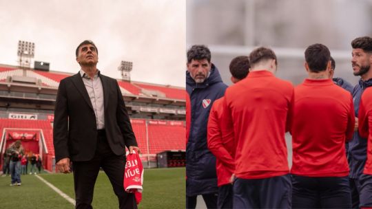 Gustavo Quinteros fue presentado en Independiente y tendrá dos bajas para visitar a Racing