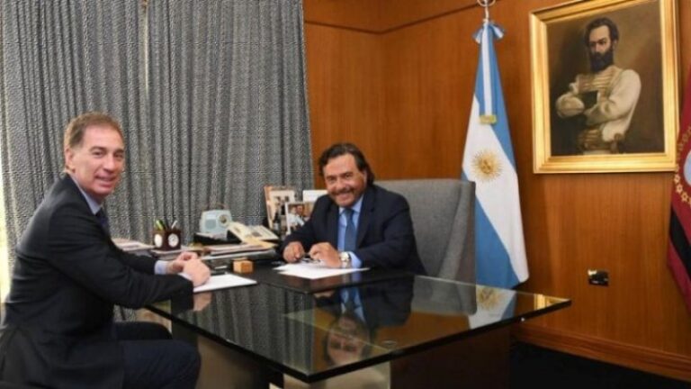 Sáenz le reclamó a Santilli que Milei le mande los fondos para obras